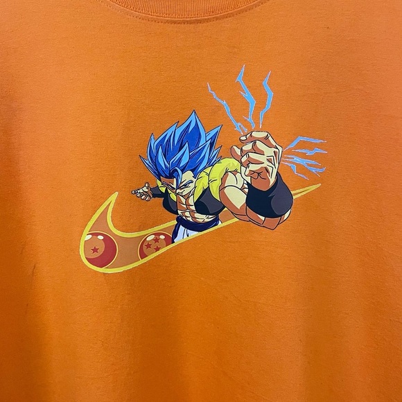 KOREAN VAGITA BLUE HAIRS DRAGON BALL Z GRAPHIC T-SHIRT FOR MEN’S AND WOMEN’S - Picture 5 of 5